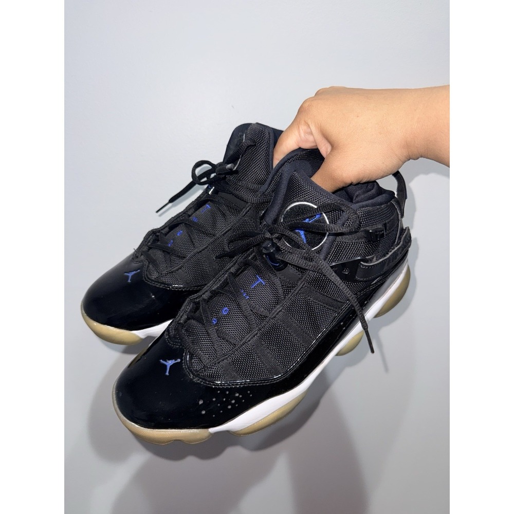 Nike Air Jordan 6 Rings Black/hyper Royal White "Space Jams" Size 10.5 V